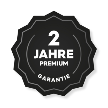 2 Jahre Premium-Garantie